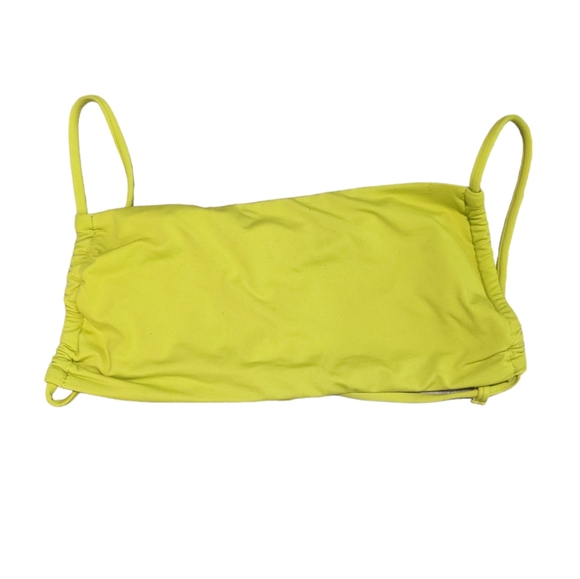 Out From Under Solid Green Tie Bikini Top - Picture 1 of 1